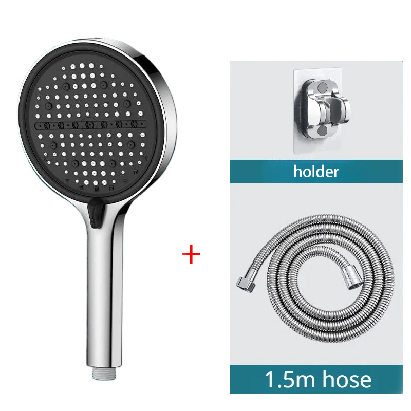Shower Head Rain - 3pcs Bathroom Shower Head Silver 8