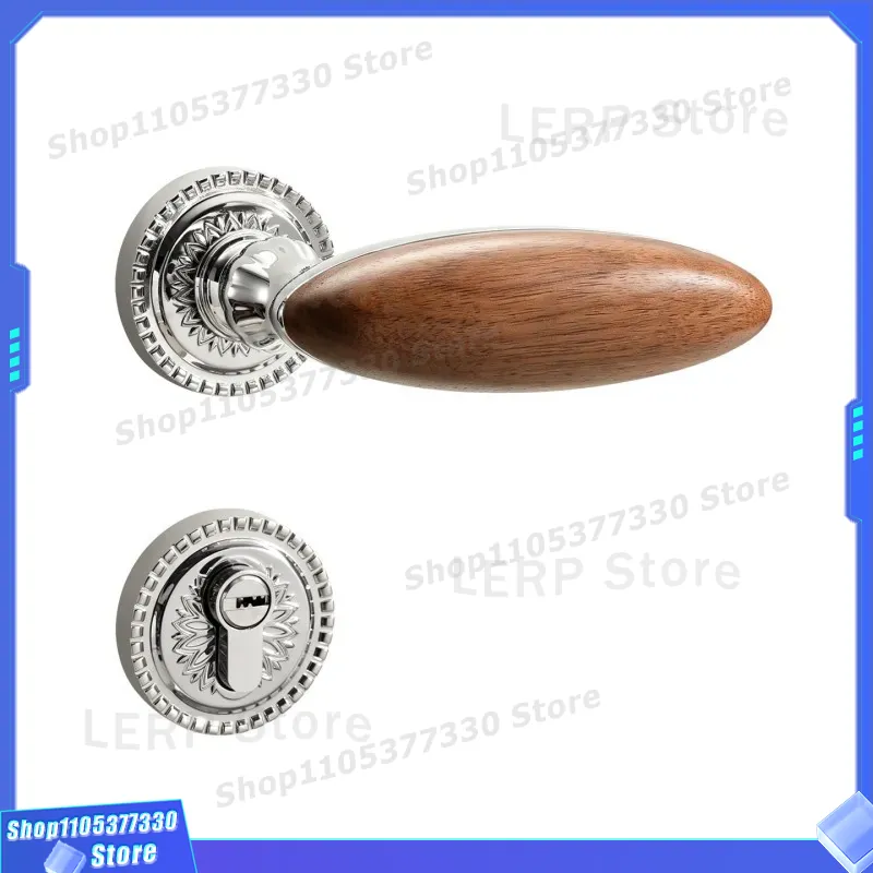 Home Hardware Bathroom Lighting - French Light Luxury Walnut Door Handle