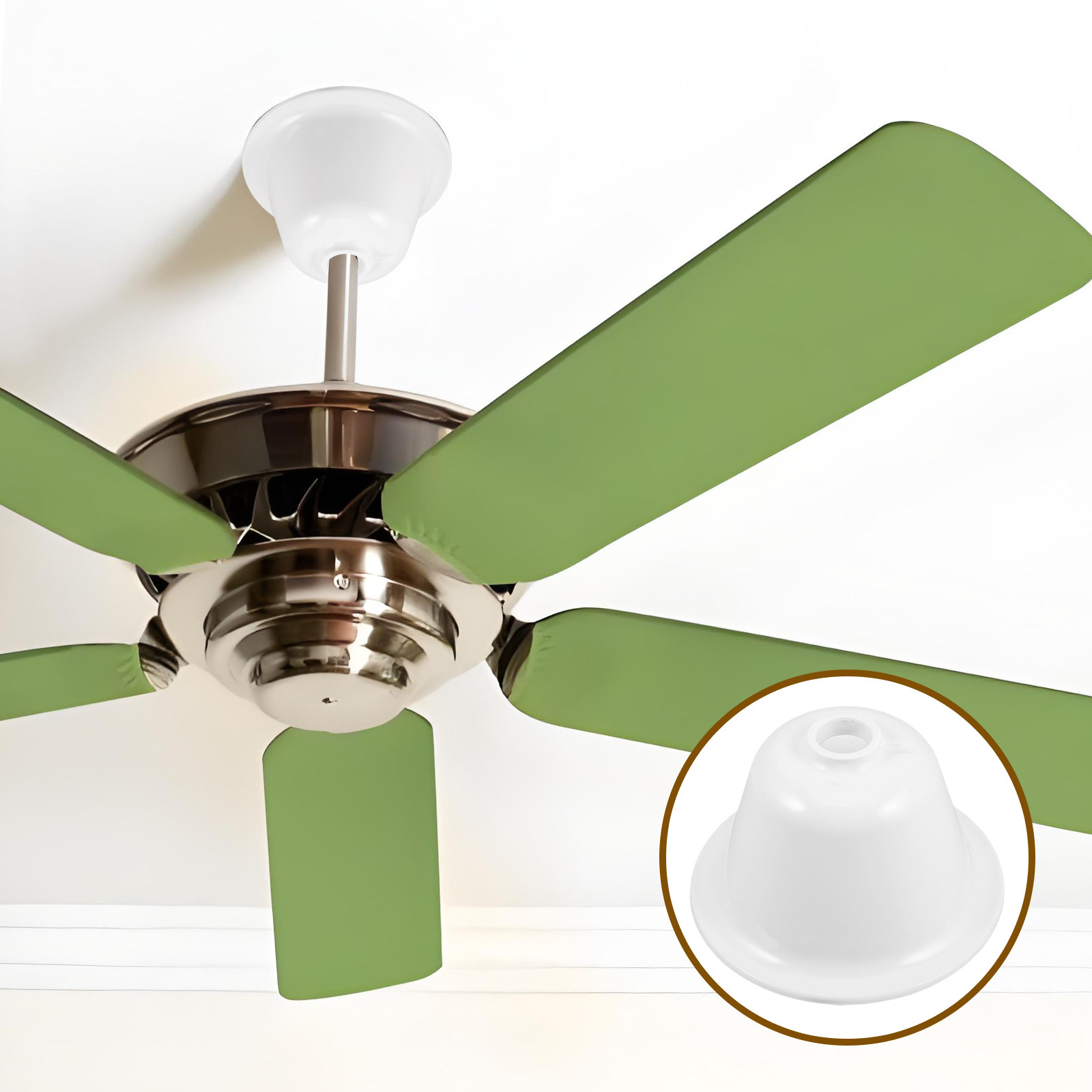 Home Bathroom Fan - Ceiling Fan Accessory Dirt Canopy Plastic