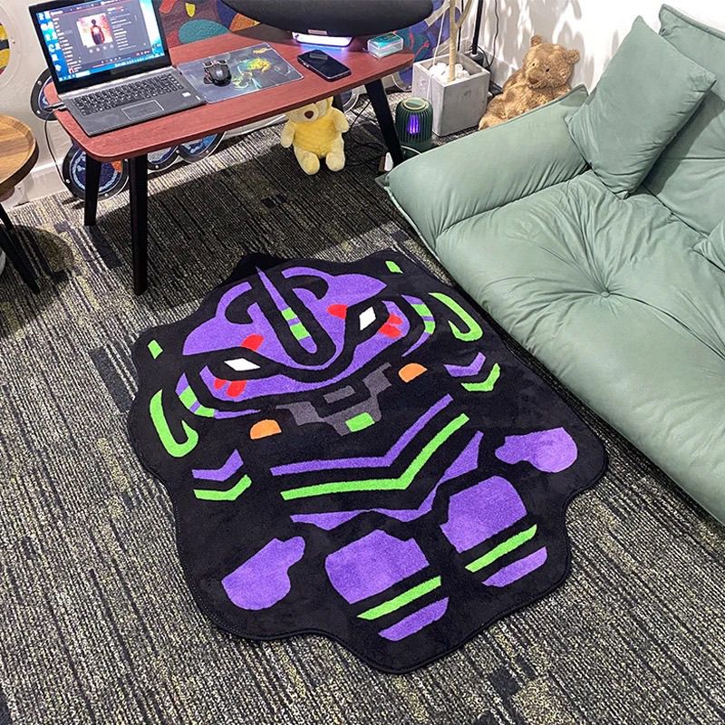Home Bathroom Floor Mats - NEON GENESIS EVANGELION Designer Plush Rug