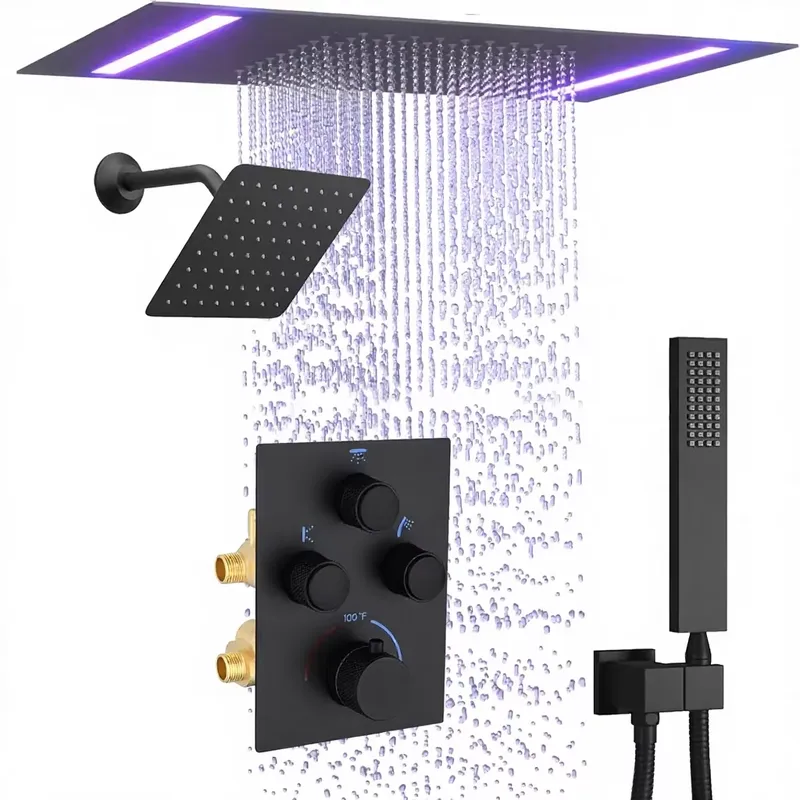 Dual Rain Shower Head System F - đánh giá và giá Shower Head Rain