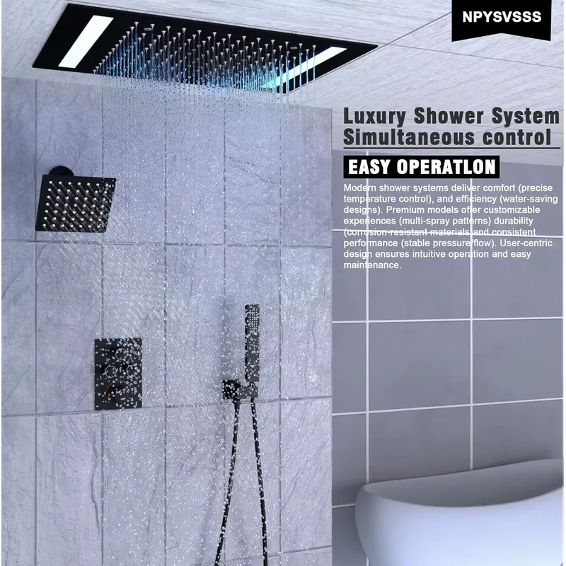 Dual Rain Shower Head System F - đánh giá và giá Shower Head Rain