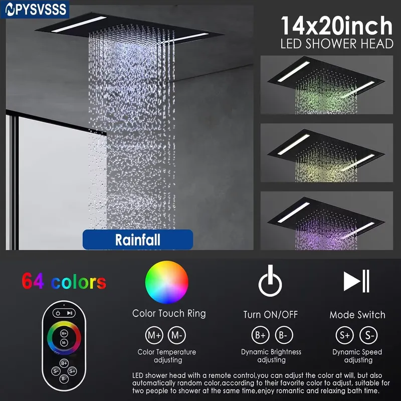 Dual Rain Shower Head System F - đánh giá và giá Shower Head Rain