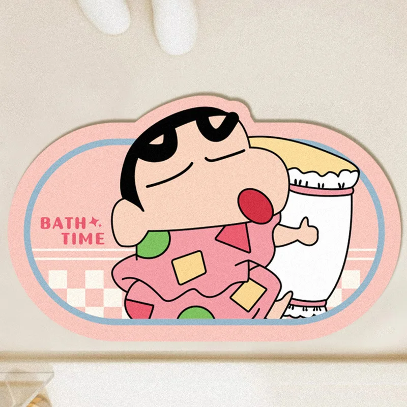 Cartoon Cute Crayon Shin-chan  - đánh giá và giá Home Bathroom Floor Mats