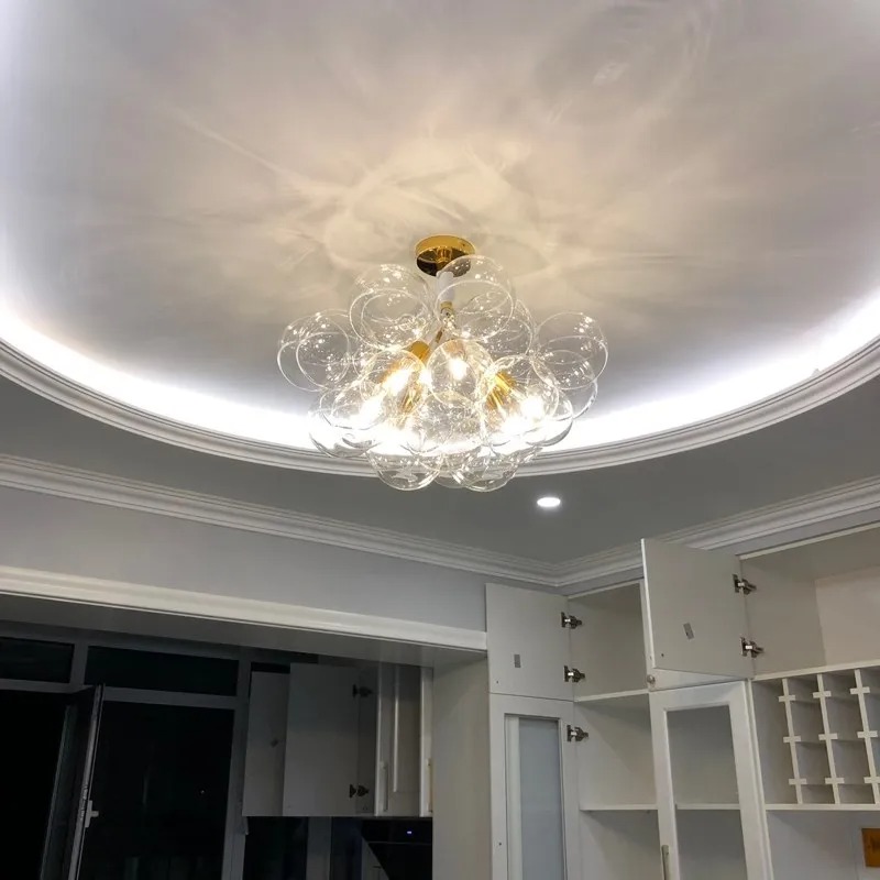 Modern Clear Bubble Ceiling li - đánh giá và giá Home Hardware Bathroom Lighting