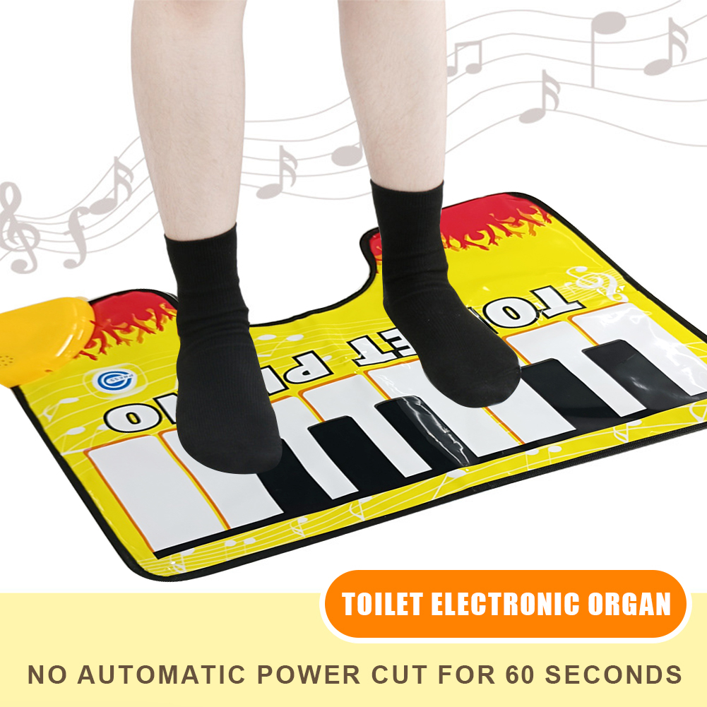 Toilet Piano Mat Novelty Potty - đánh giá và giá Home Bathroom Floor Mats