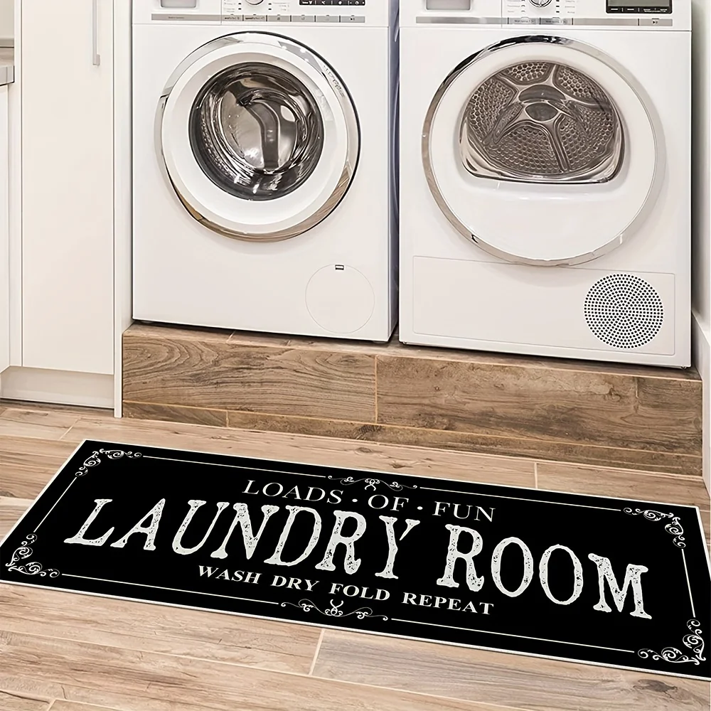 Laundry Room Rug Runner Non Sl - đánh giá và giá Tiny Home Bathroom Kit