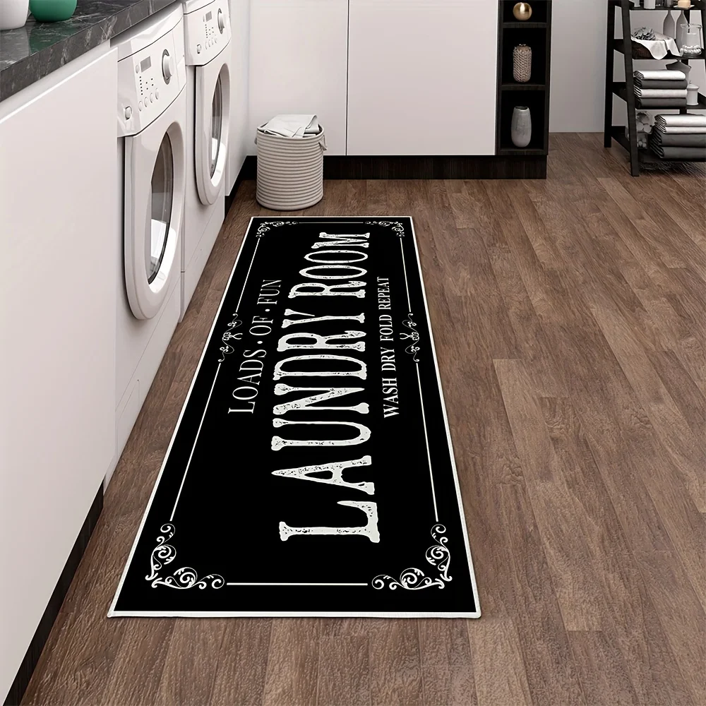 Laundry Room Rug Runner Non Sl - đánh giá và giá Tiny Home Bathroom Kit