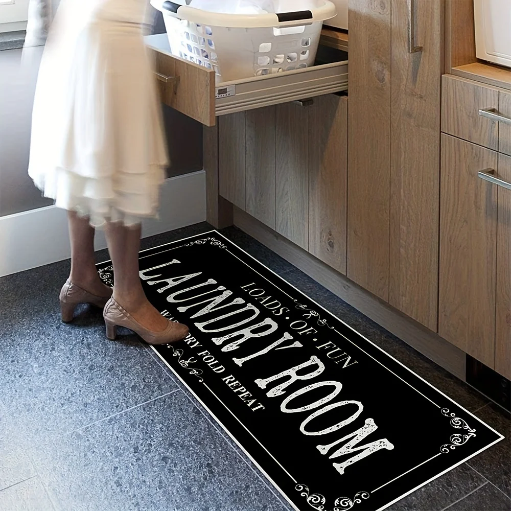 Laundry Room Rug Runner Non Sl - đánh giá và giá Tiny Home Bathroom Kit