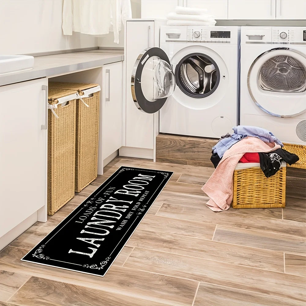 Laundry Room Rug Runner Non Sl - đánh giá và giá Tiny Home Bathroom Kit