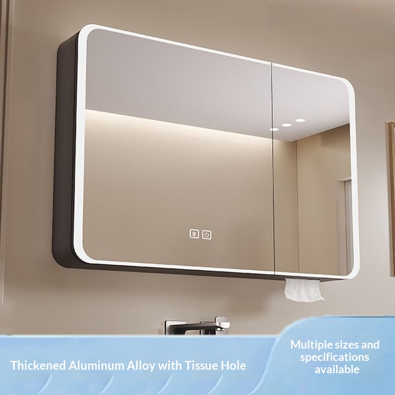 LED Smart Bathroom Mirror Cabi - đánh giá và giá Home Bathroom Furniture