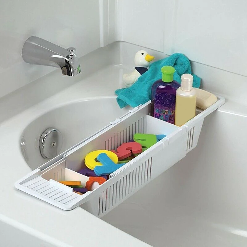 Bồn Tắm Khay Rổ Rút Đa Năng Ph - đánh giá và giá Bath Caddy Tray