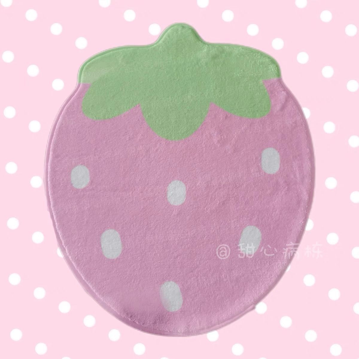 VIKAMA Sweet Strawberry Floor  - đánh giá và giá Zara Home Bathroom Mat