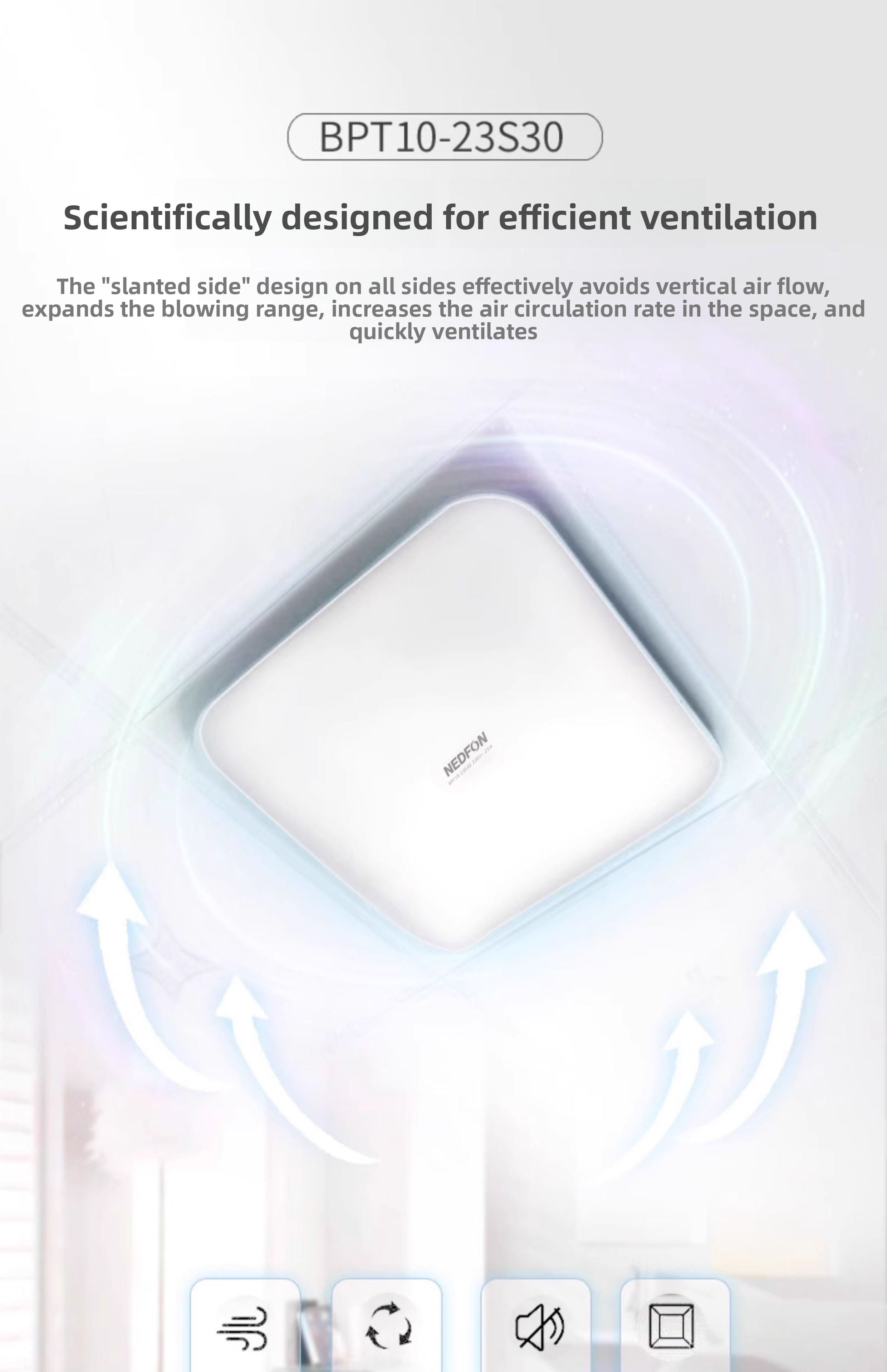 Ultra-thin and powerful integr - đánh giá và giá Home Bathroom Fan