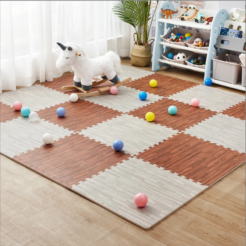 Wood Grain Foam Patchwork Mat  - đánh giá và giá Zara Home Bathroom Mat