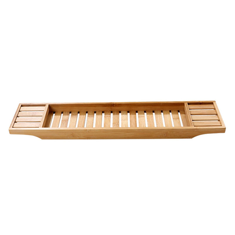 1PC Bamboo Extension Antiskid  - đánh giá và giá Bath Caddy Tray
